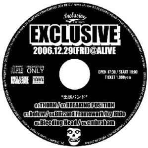 BLEEDING HEAD - Exclusive 2006.12.19[Fri]@Alive cover 